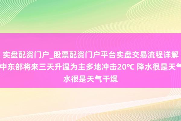 实盘配资门户_股票配资门户平台实盘交易流程详解 我国中东部将来三天升温为主多地冲击20℃ 降水很是天气干燥