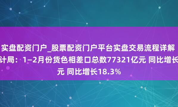 实盘配资门户_股票配资门户平台实盘交易流程详解 国度统计局：1—2月份货色相差口总数77321亿元 同比增长18.3%